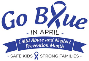 Logo: Go Blue in April